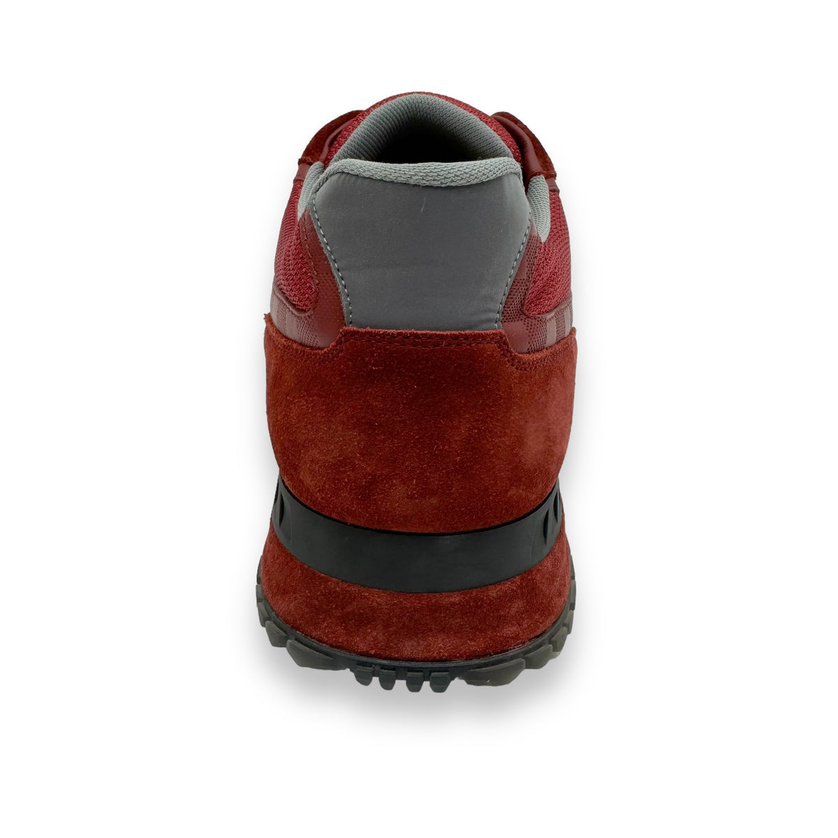 LOUIS VUITTON RUN AWAY SUEDE / MESH SNEAKER RED UK8.5