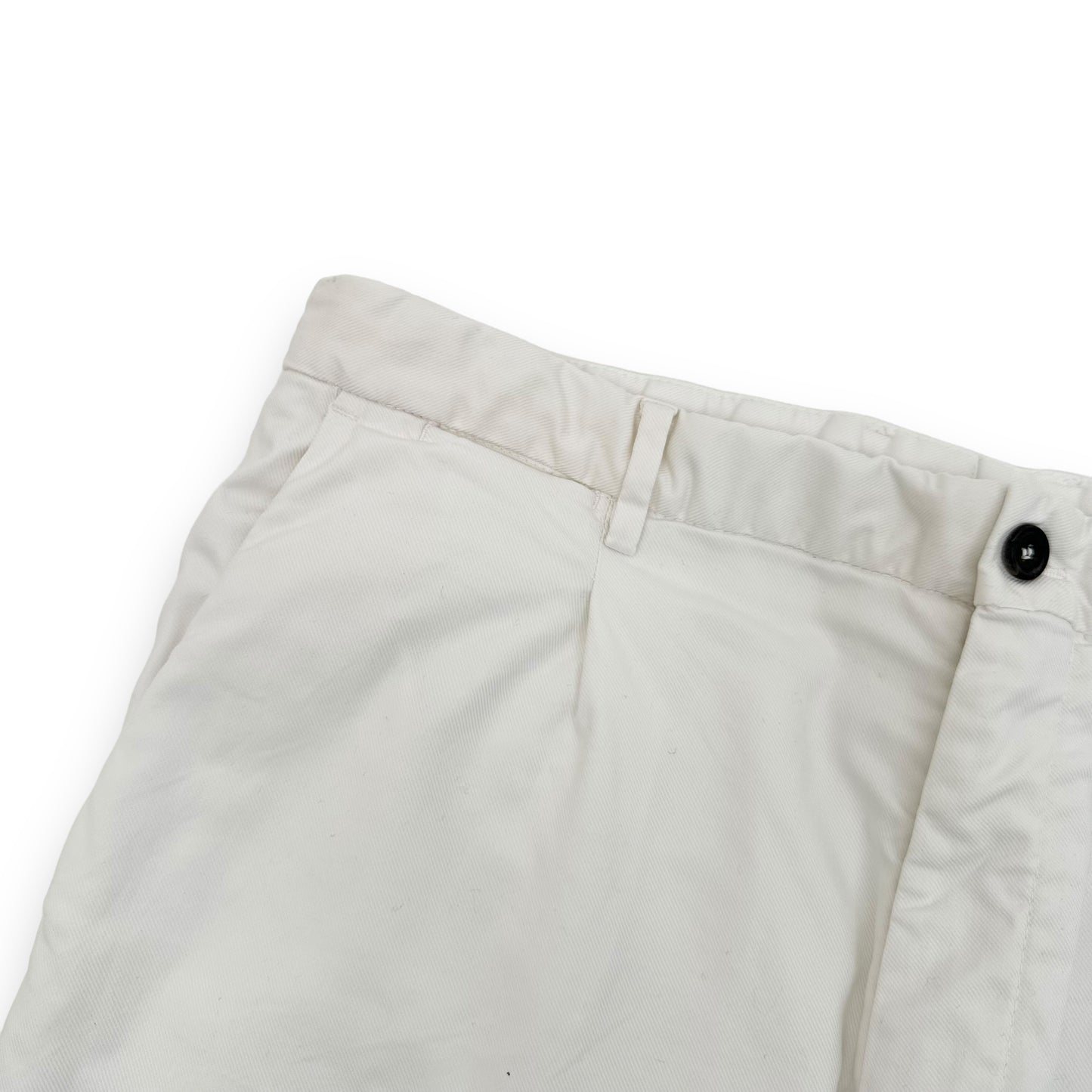 THOM SWEENEY CHINO TROUSERS WHITE L