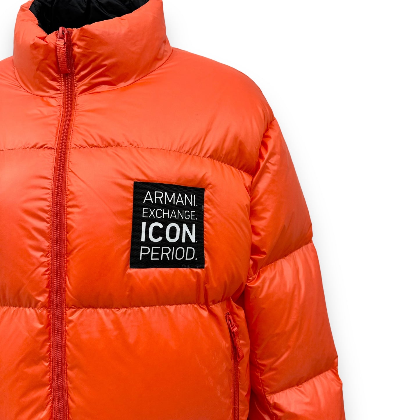 ARMANI EXCHANGE PADDED DOWN JACKET ORANGE XL