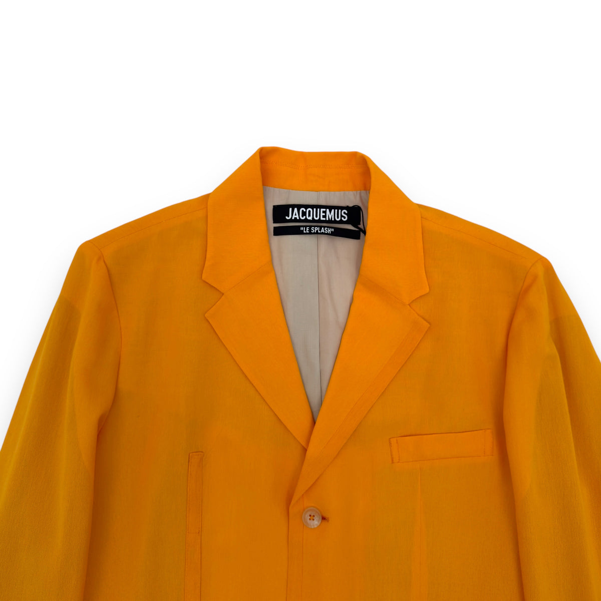 JACQUEMUS 'LE SPLASH' LA VESTE BACIO BLAZER ORANGE L