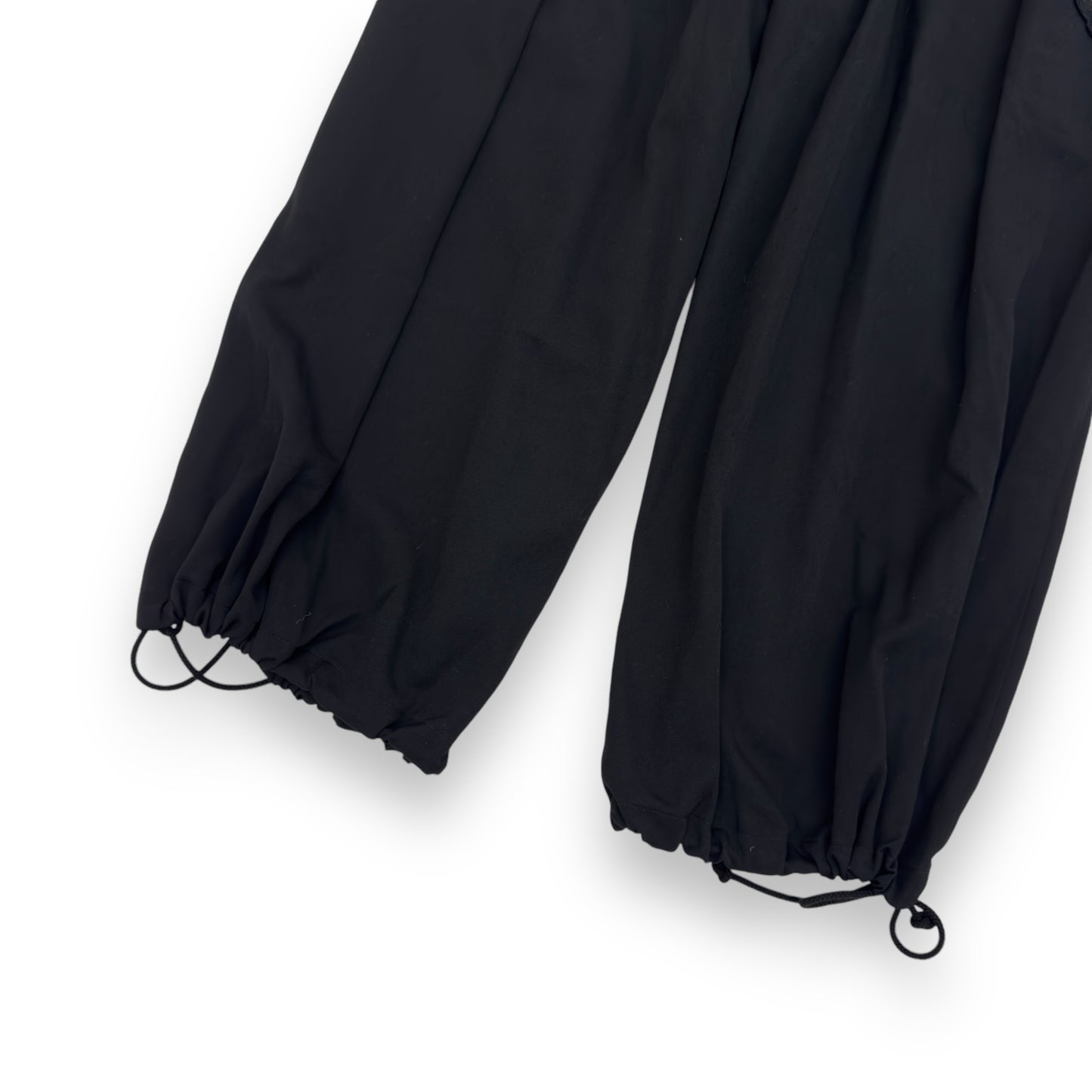 YOHJI YAMAMOTO OVERSIZED POUR HOMME PATCH BALLOON PANTS BLACK XS