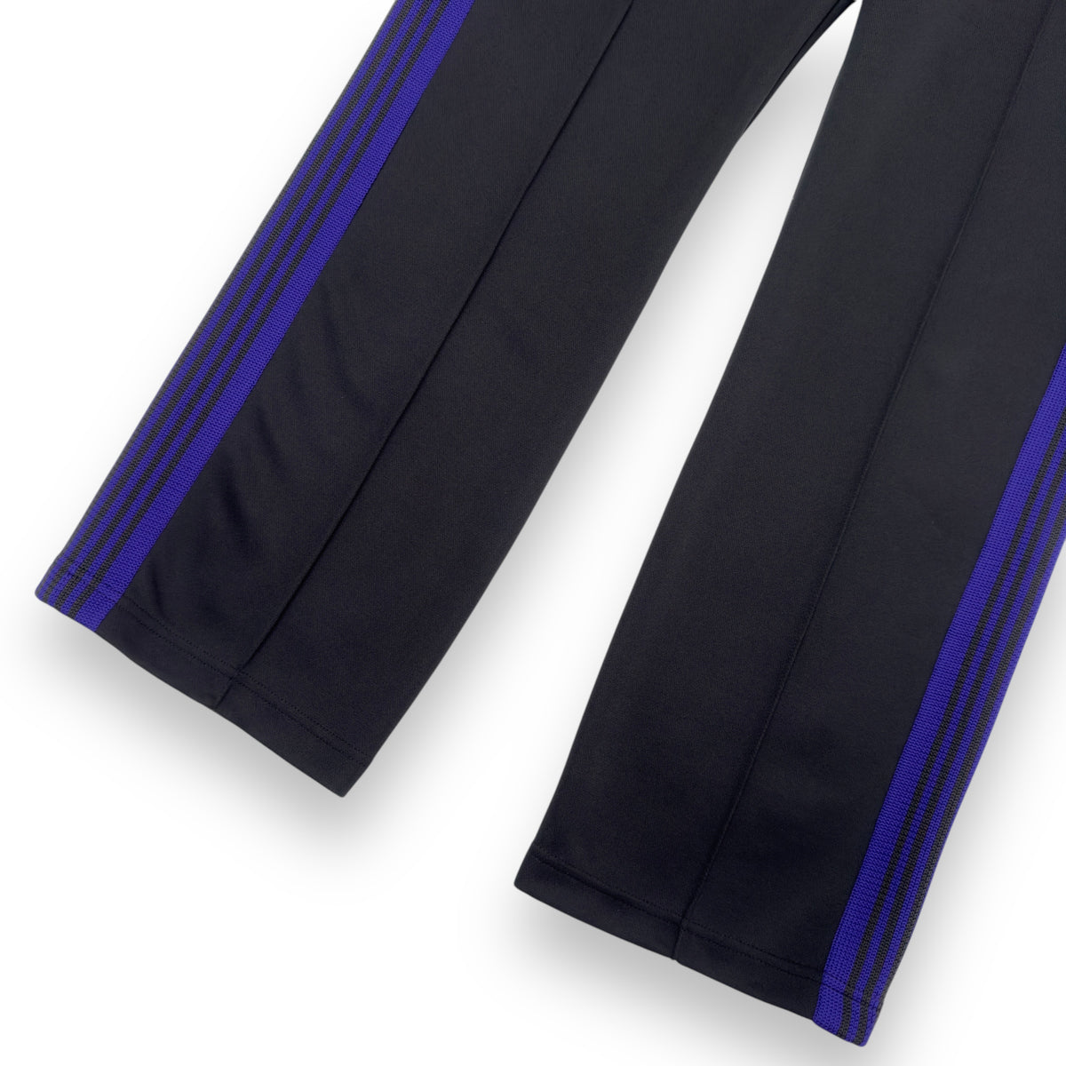 NEEDLES TRACK PANTS BLACK / PURPLE XL