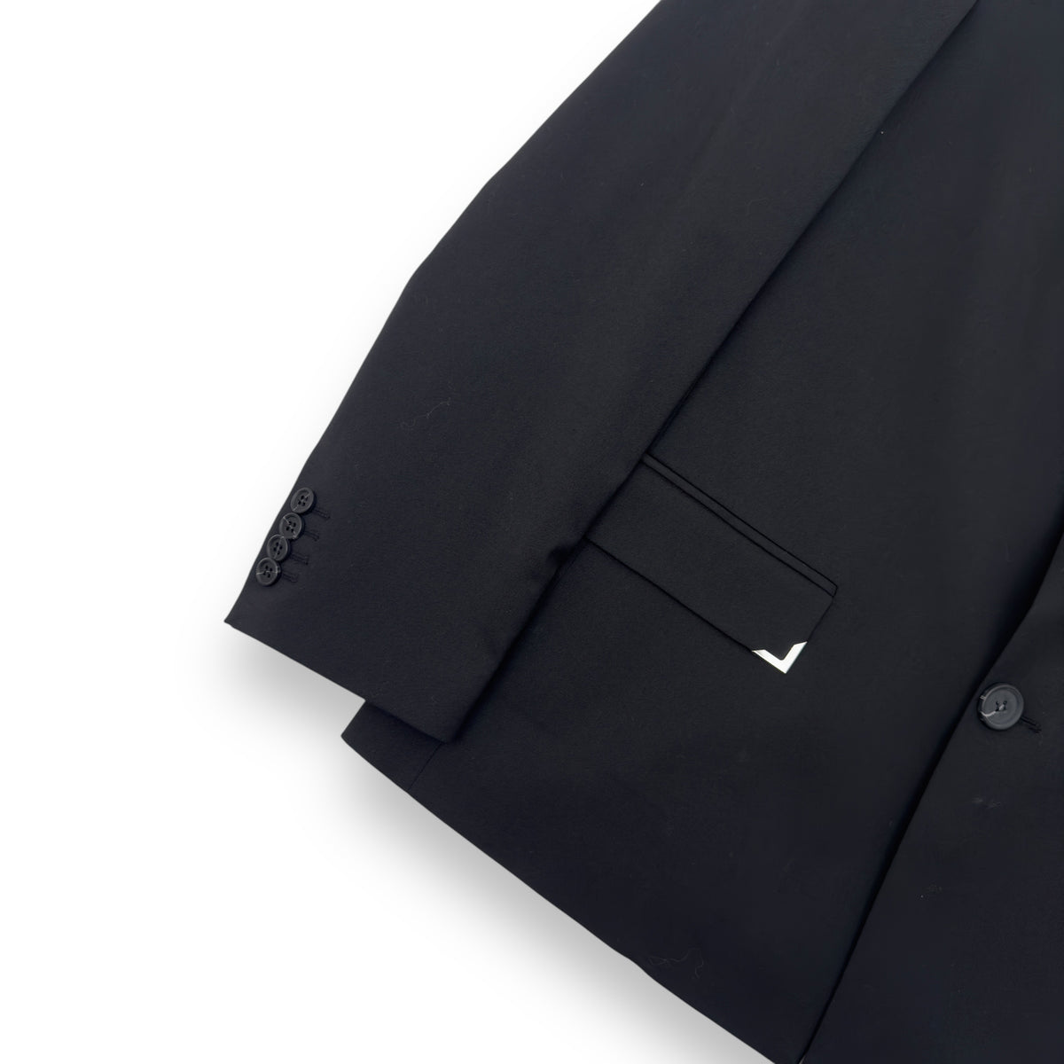 HAN KJØBENHAVN SINGLE BREASTED BLAZER JACKET BLACK / SILVER XL