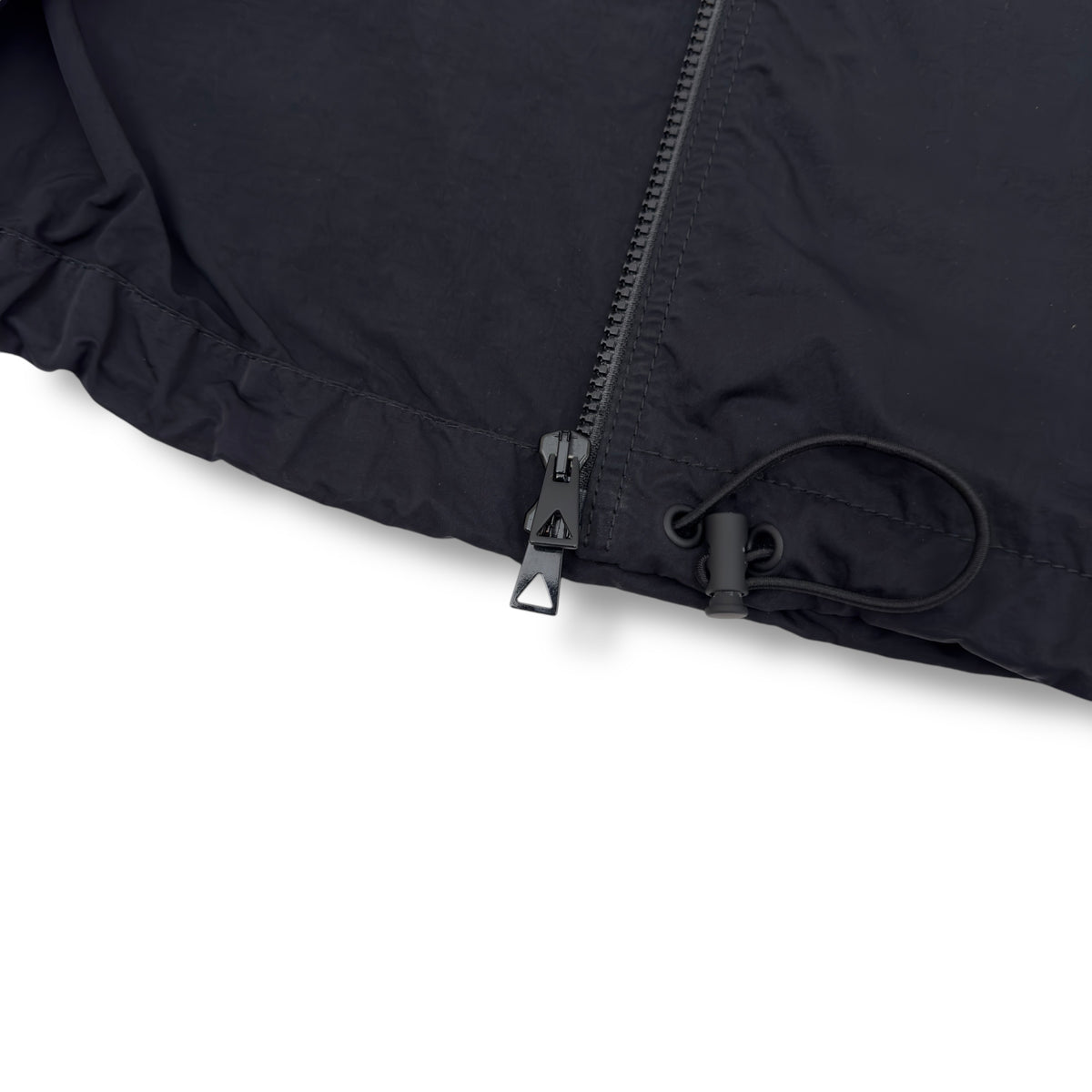 BOTTEGA VENETA NYLON ZIP-UP JACKET BLACK XL