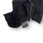 AMIRI MX1 SKINNY FIT LEATHER PATCH DENIM JEANS BLACK W32