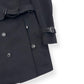 BURBERRY MID-LENGTH CASHMERE BLEND KENSINGTON TRENCH COAT BLACK 50 / M