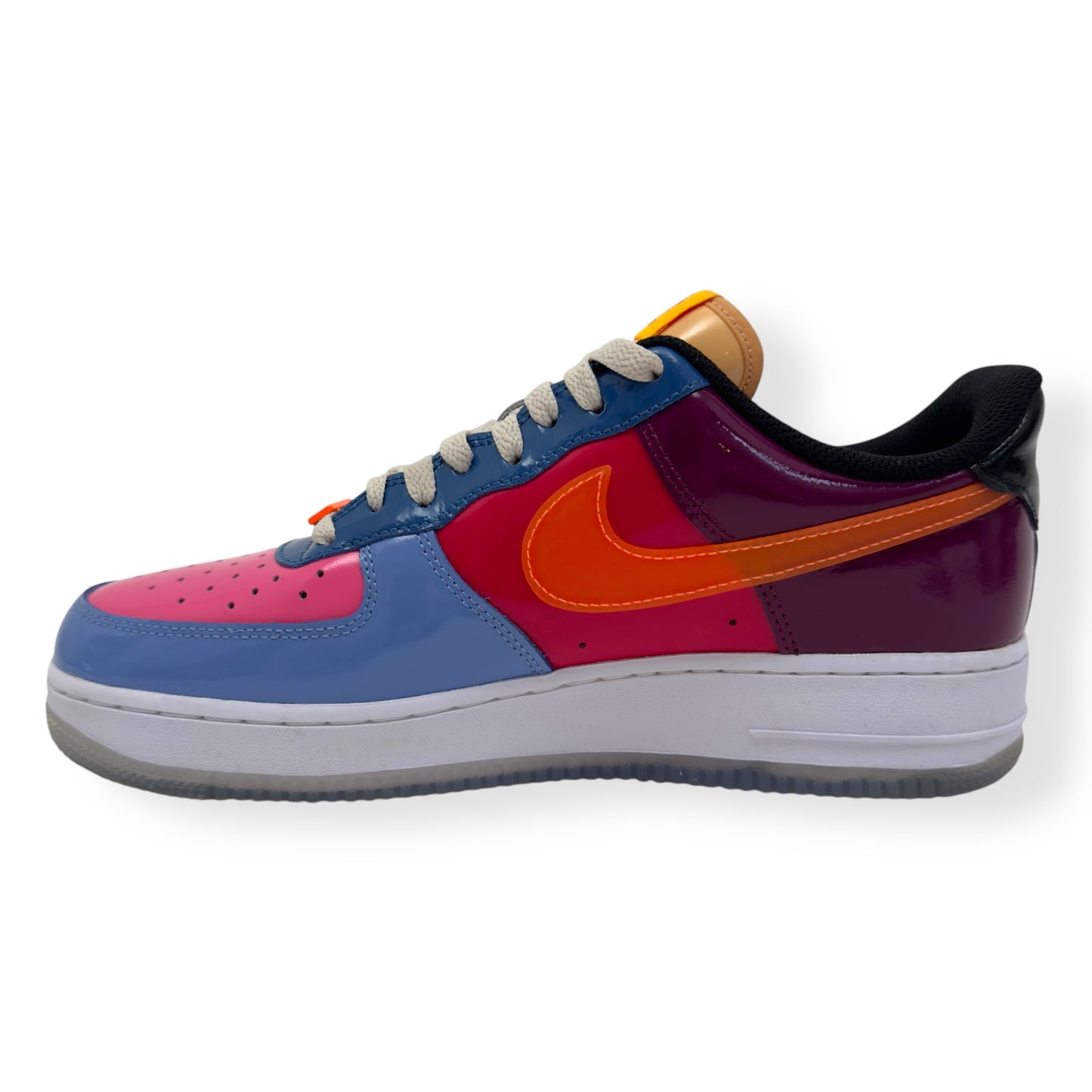NIKE X UNDEFEATED AIRFORCE 1 SNEAKER TOTAL ORNANGE UK8.5