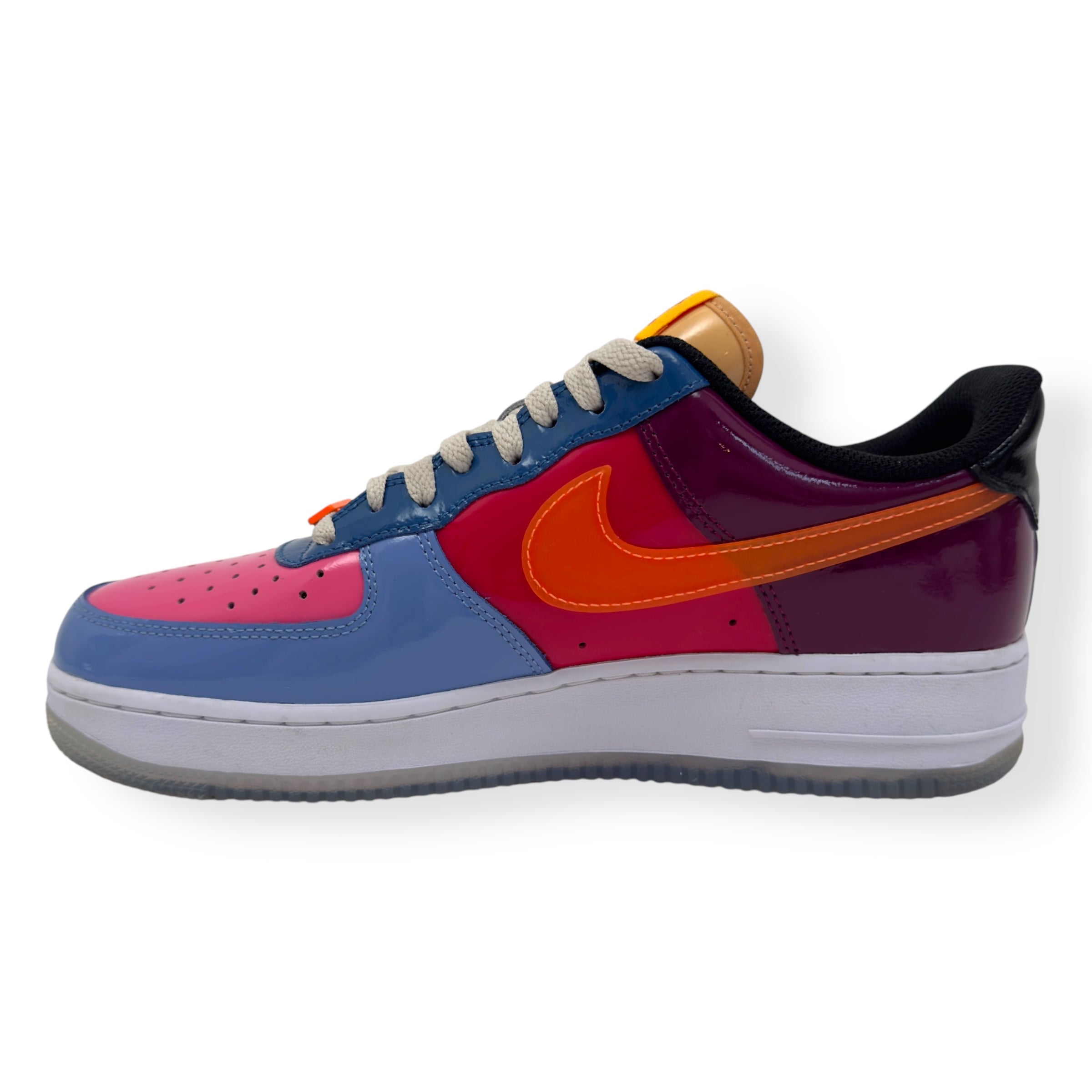 NIKE X UNDEFEATED AIRFORCE 1 SNEAKER TOTAL ORNANGE UK8.5