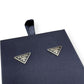 PRADA WOMENS SYMBOLE EARRINGS BLACK