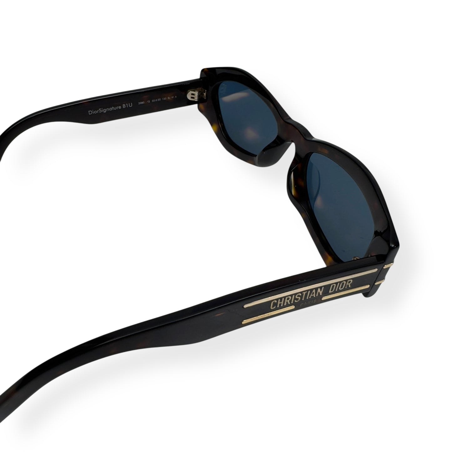 CHRISTIAN DIOR DIORSIGNATURE B1U SUNGLASSES BROWN / BLUE