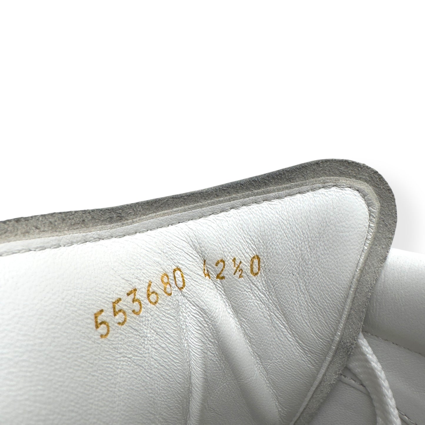 ALEXANDER MCQUEEN OVERSIZED LEATHER SNEAKER WHITE 42.5 / UK8.5