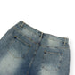 VALE FOREVER CRYSTAL EMBELLISHED SHORTS BLUE W34”