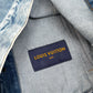 LOUIS VUITTON DENIM JACKET LUXURY BLUE 50 / M