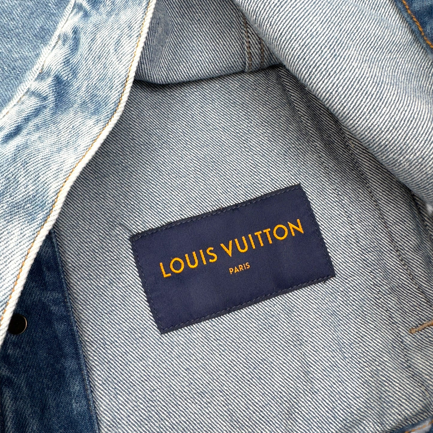 LOUIS VUITTON DENIM JACKET LUXURY BLUE 50 / M