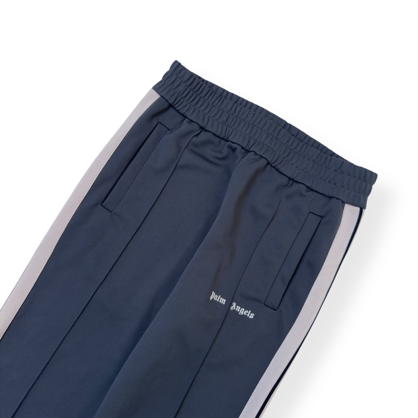 PALM ANGELS TRACK PANTS GREY / WHITE M