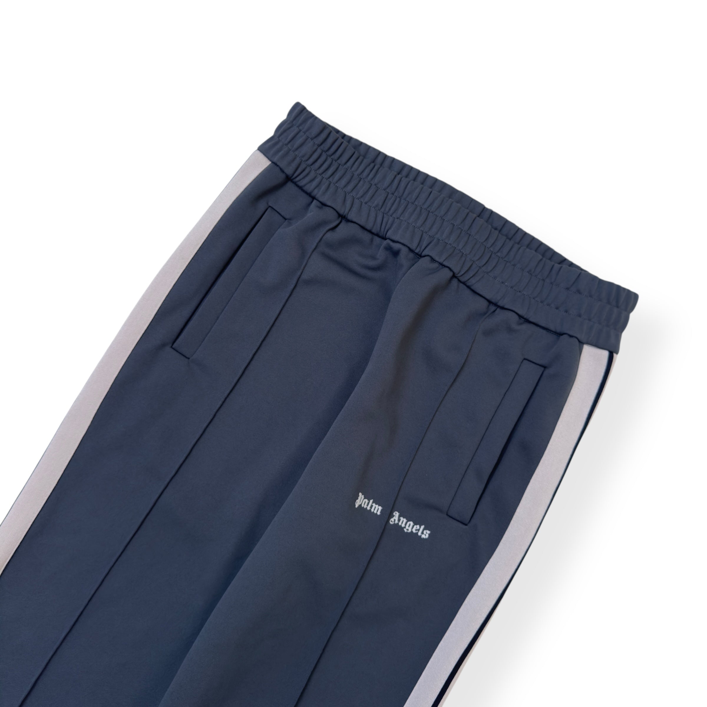 PALM ANGELS TRACK PANTS GREY / WHITE M