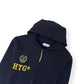 HONR THE GIFT NEIGHBOURHOOD ZIP-UP HOODIE BLACK / YELLOW L