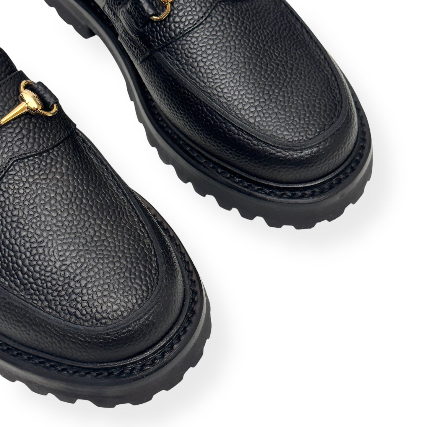 BLACKSTOCK & WEBER THE MASON HORSE BIT LOAFER ONYX US6 / UK5