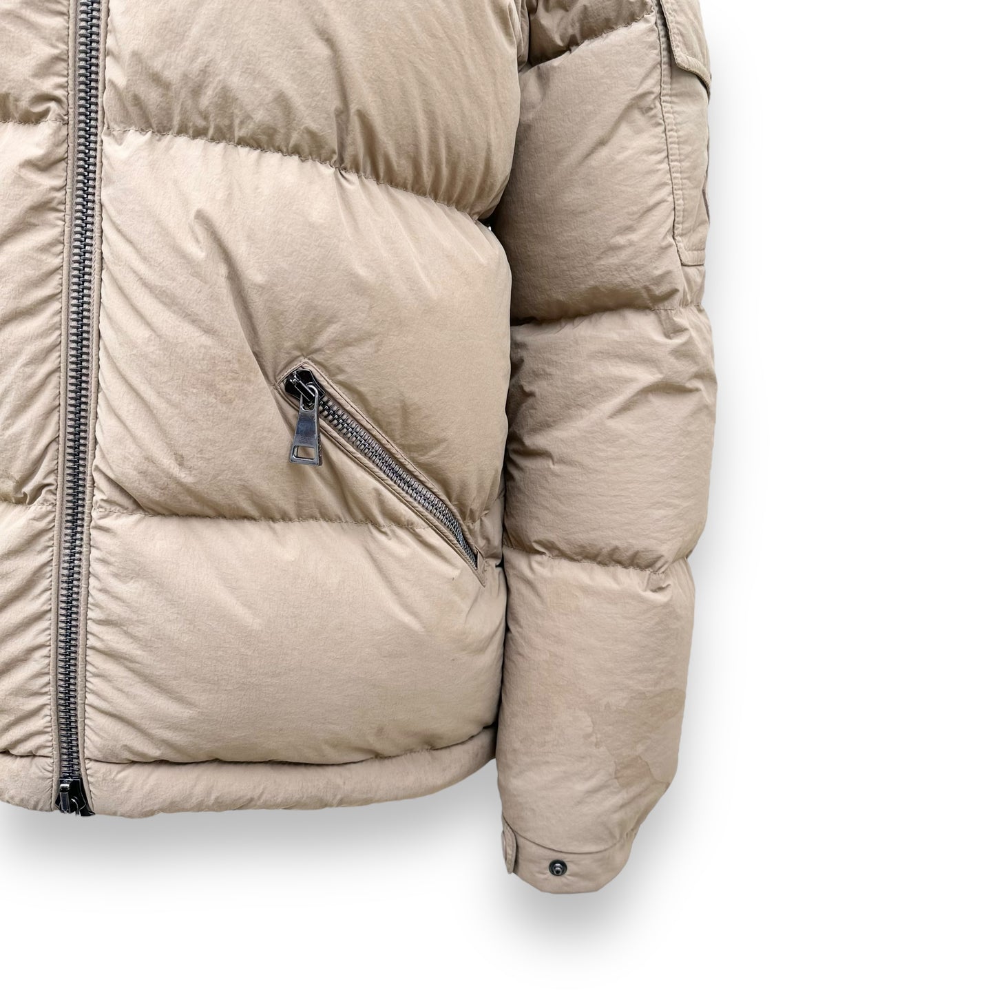 MONCLER BADYMORE GIUBBOTTO PUFFER JACKET BEIGE XS