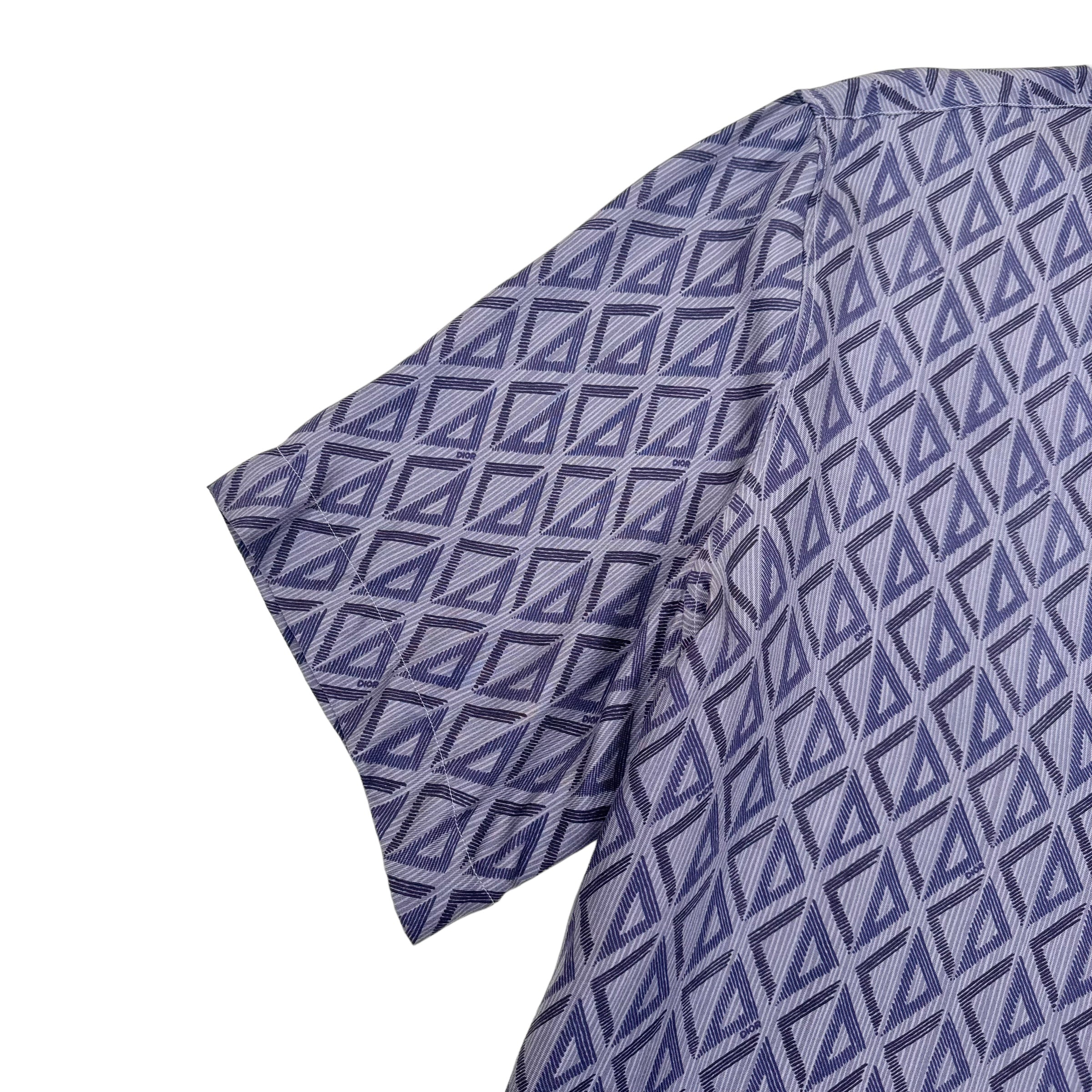 DIOR CD DIAMOND SILK SHIRT L