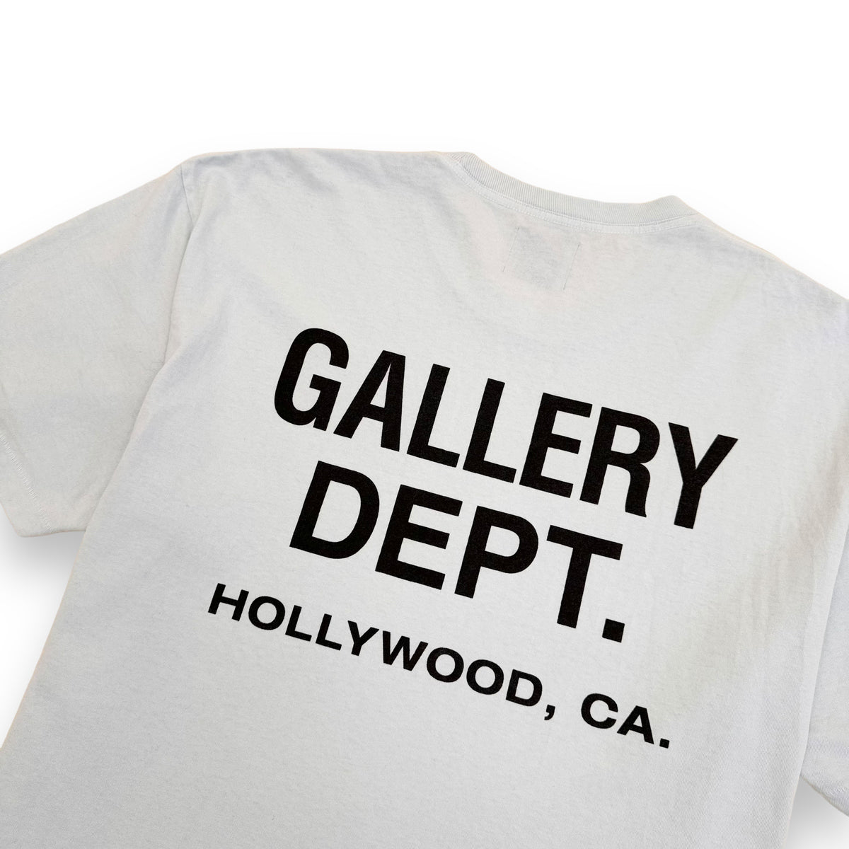GALLERY DEPT. LOGO-PRINT T-SHIRT BABY BLUE XL