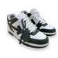 OFF-WHITE OUT OF OFFICE SNEAKER GREEN / WHITE UK9