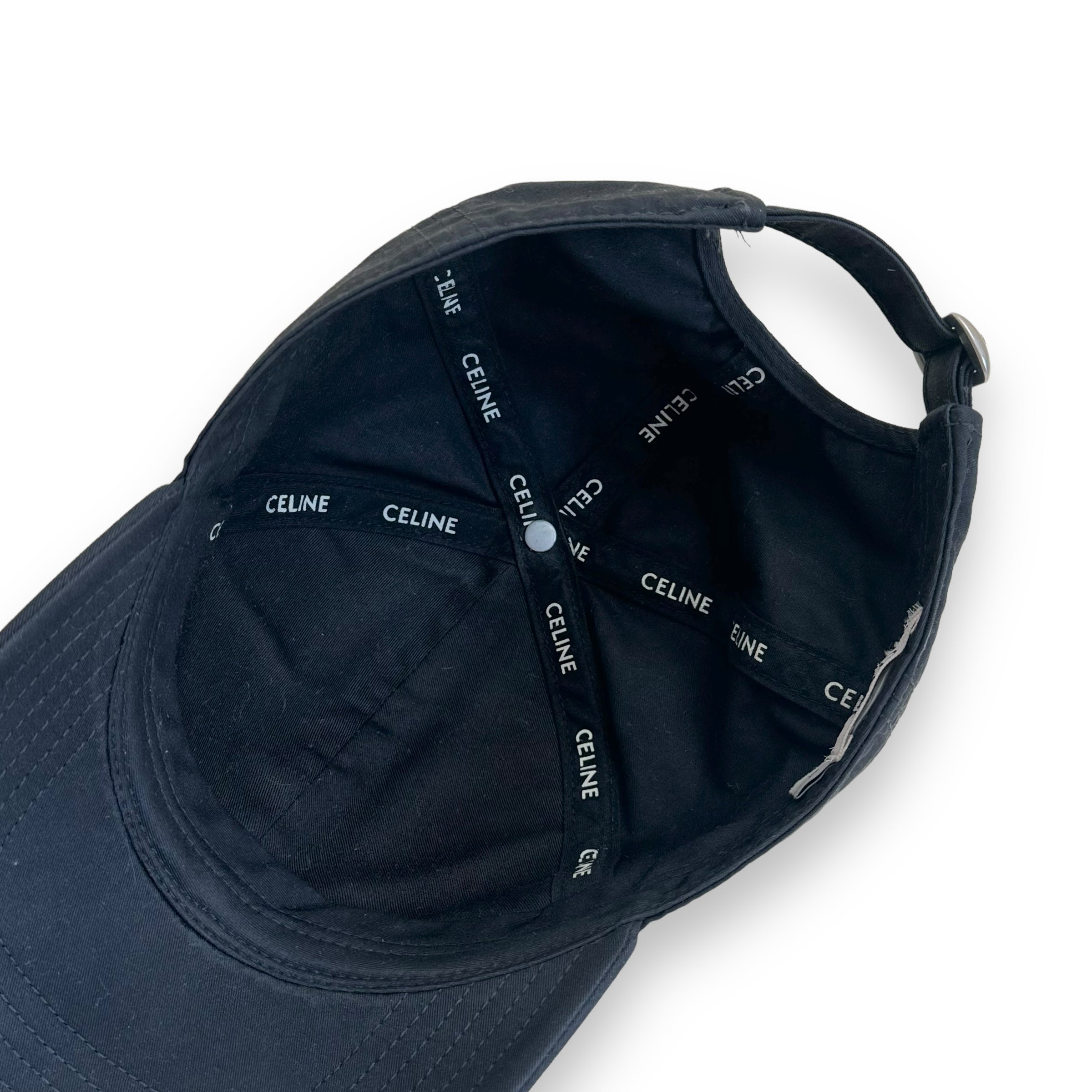 CELINE VARSITY BASEBALL CAP BLACK L