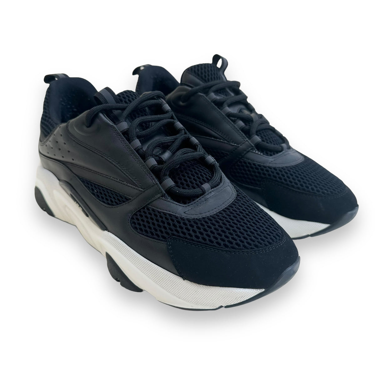 DIOR B22 SNEAKER BLACK / WHITE UK12