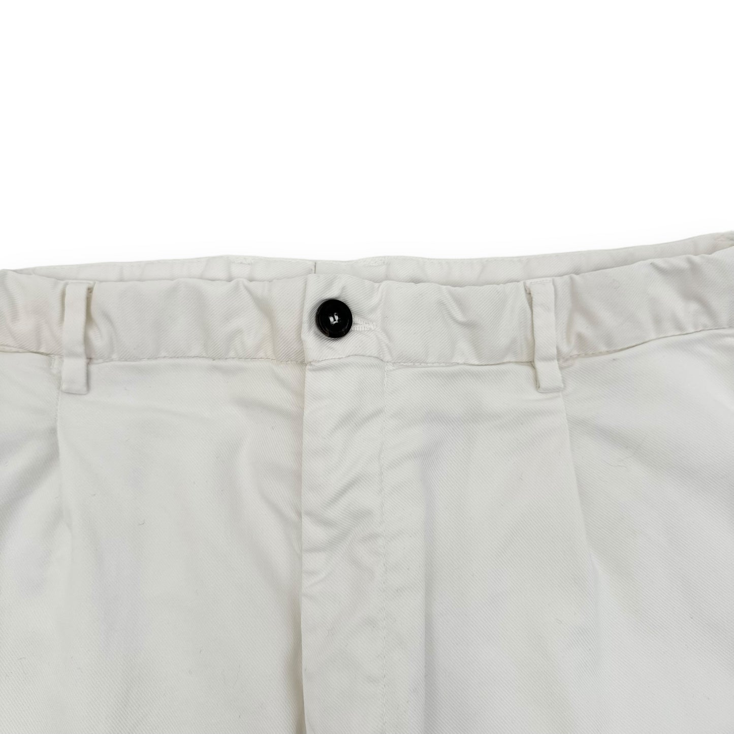 THOM SWEENEY CHINO TROUSERS WHITE L