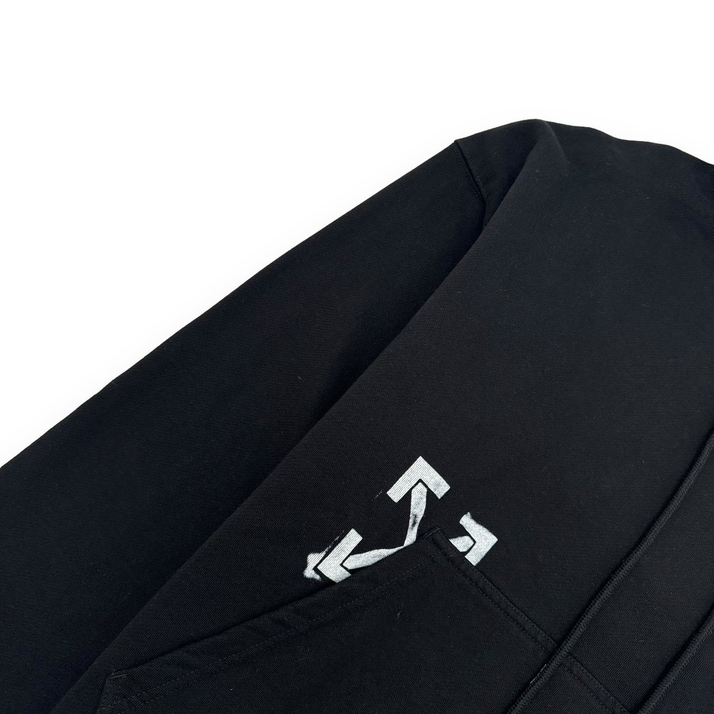 OFF-WHITE ARROW HOODIE BLACK M