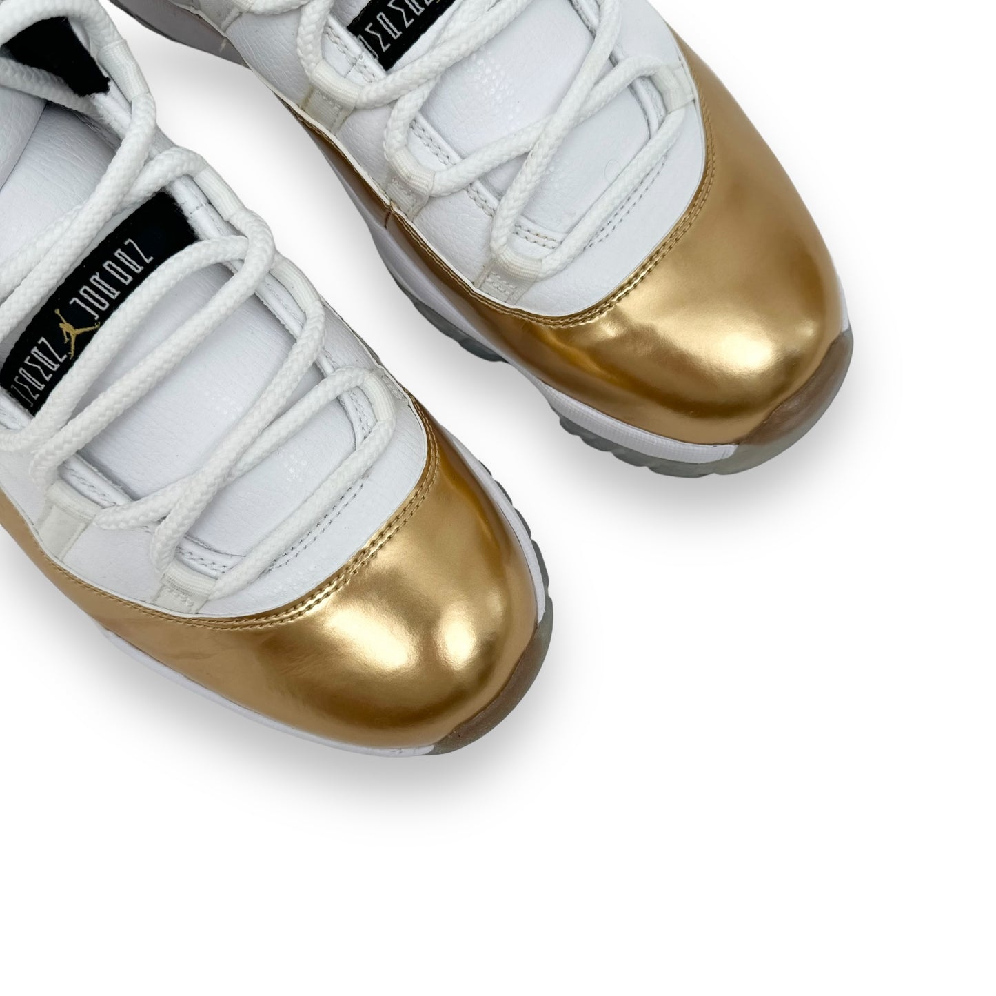 AIR JORDAN 11 RETRO LOW 'CLOSING CEREMONY' SNEAKER WHITE / GOLD UK10.5