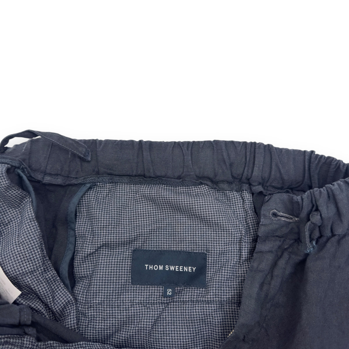 THOM SWEENEY LINEN TROUSERS BLUE 32”