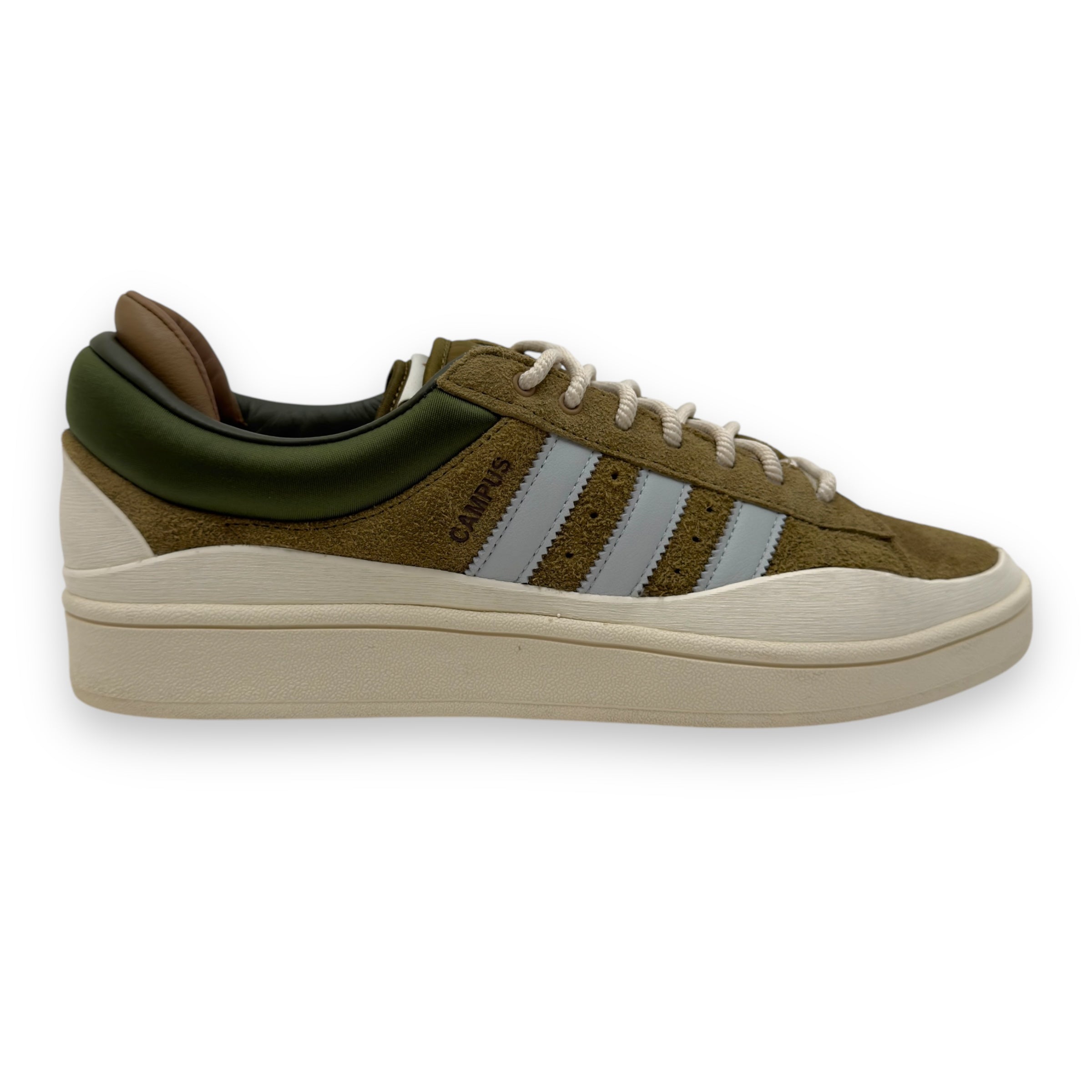 ADIDAS X BAD BUNNY CAMPUS SNEAKER LIGHT OLIVE UK10.5