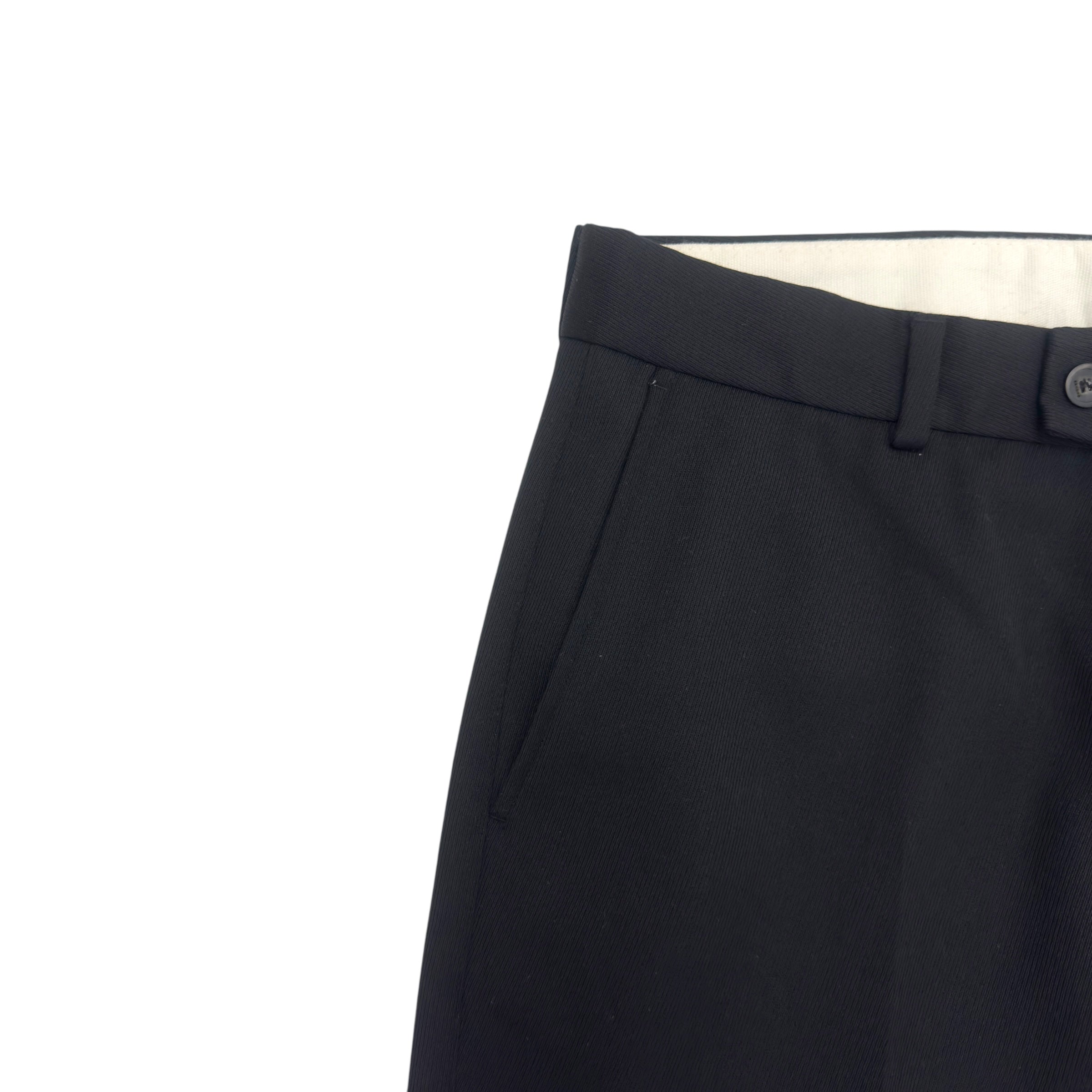 SANDRO PARIS STRAIGHT-LEG TROUSERS BLACK 42 / W32”