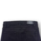 AMIRI MX1 SKINNY FIT LEATHER PATCH DENIM JEANS BLACK W32