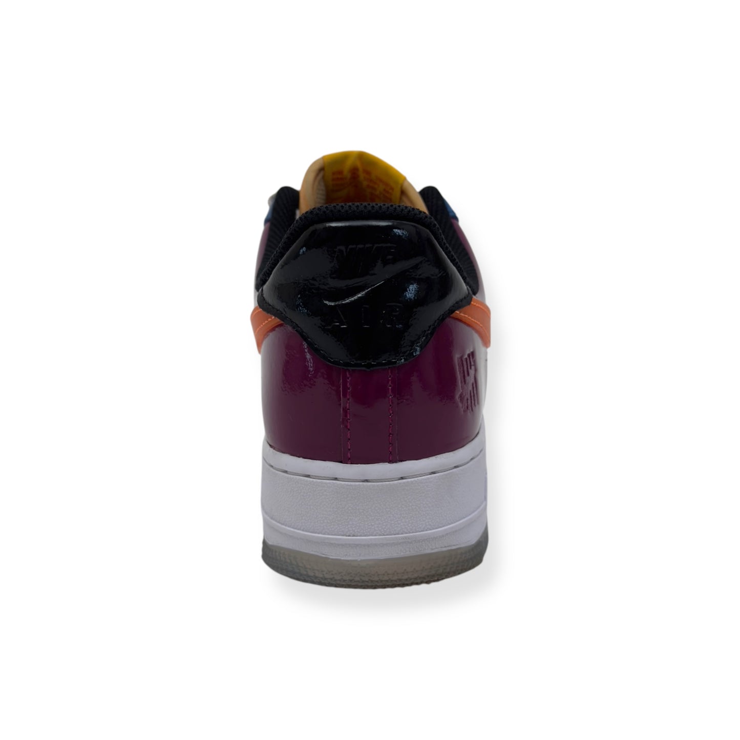 NIKE X UNDEFEATED AIRFORCE 1 SNEAKER TOTAL ORNANGE UK8.5