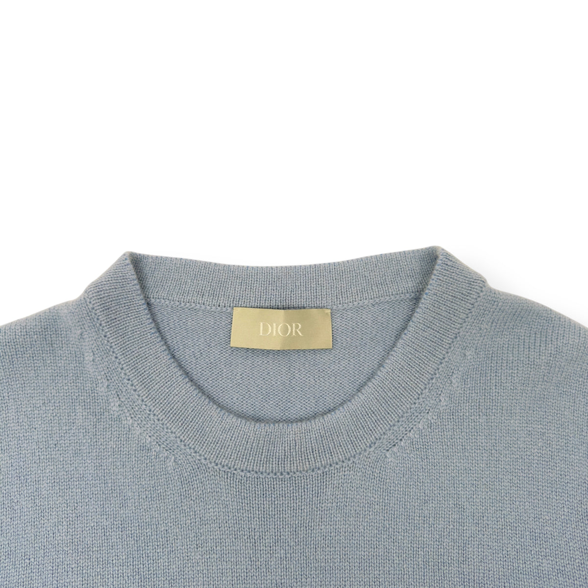 CHRISTIAN DIOR COUTURE CASHMERE SWEATER BLUE 3XL