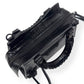 BALENCIAGA NEO CLASSIC CROC EMBOSSED LEATHER SHOULDER BAG BLACK MINI