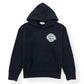 THE COUTURE CLUB FLUFFY EMBLEM KNITTED HOODIE BLACK / WHITE L