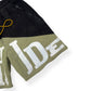 RHUDE YACHTING SWIM SHORTS BLACK / OLIVE M