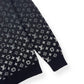 LOUIS VUITTON LVSE MONOGRAM DEGARDÉ CREWNECK SWEATSHIRT BLACK / WHITE XL