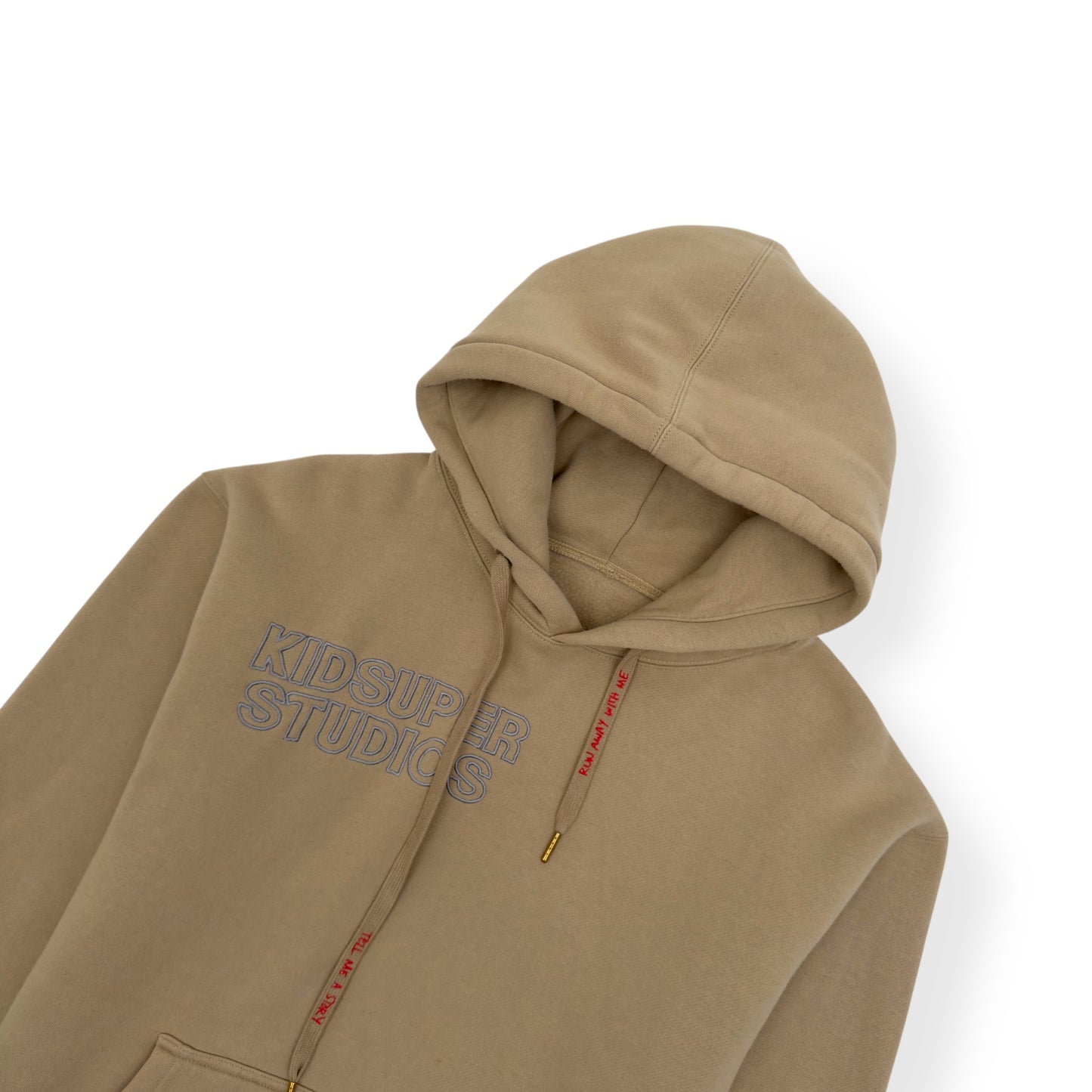 KID SUPER SUPER HOODIE BEIGE L