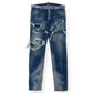 DSQUARED2 SUPER RIBBED WASHED DENIM JEANS BLUE 50 / L