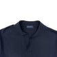 THOM SWEENEY SKIPPER COTTON POLO SHIRT NAVY M