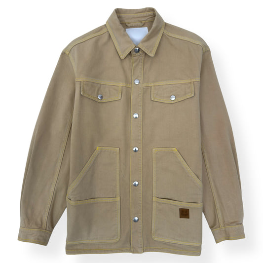 KENZO PARIS OVERSIZED DENIM OVER SHIRT SAND M