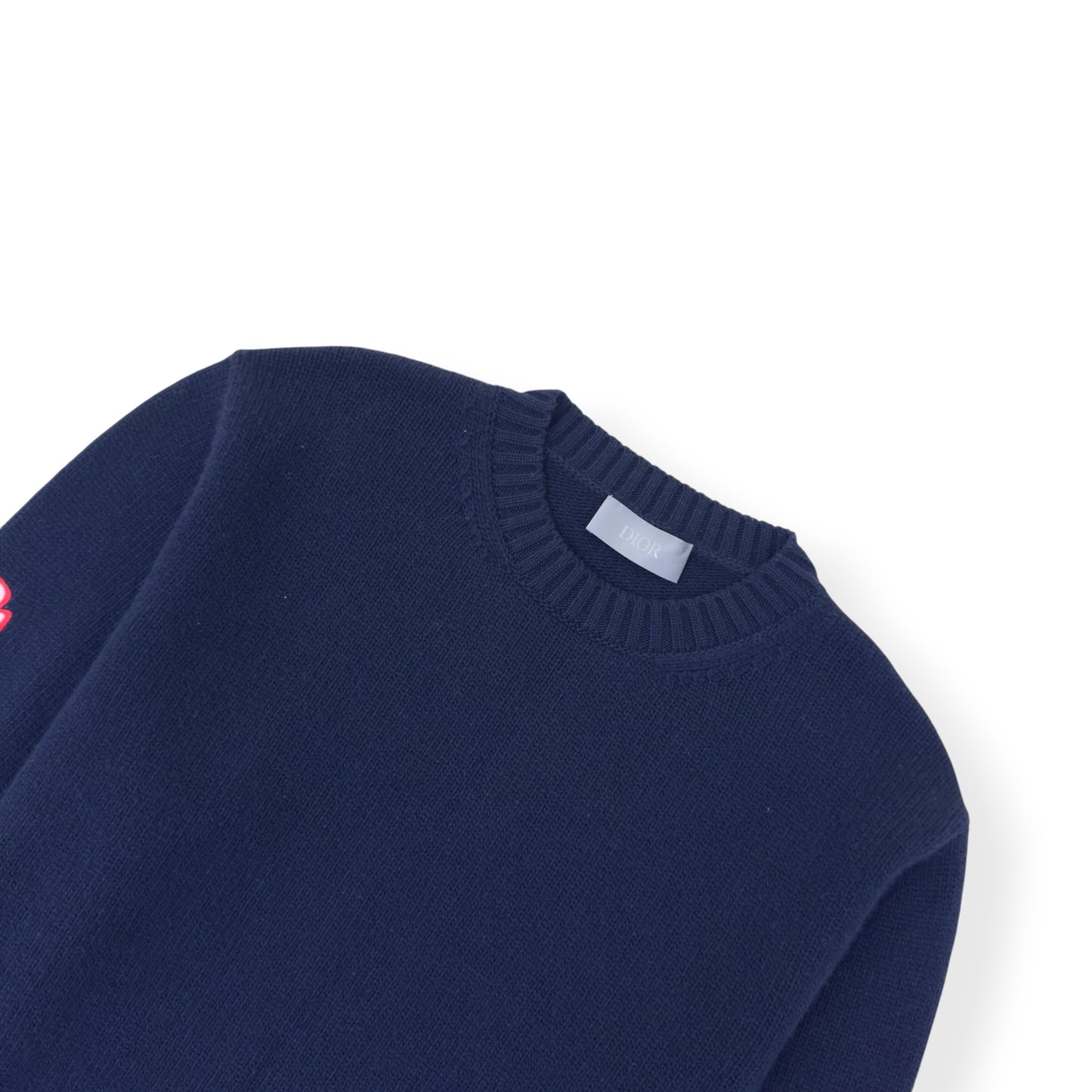 DIOR X KAWS FW24 WOOL KNIT SWEATER BLUE XXL