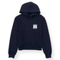 AMIRI MA CORE LOGO HOODIE BLACK / WHITE S
