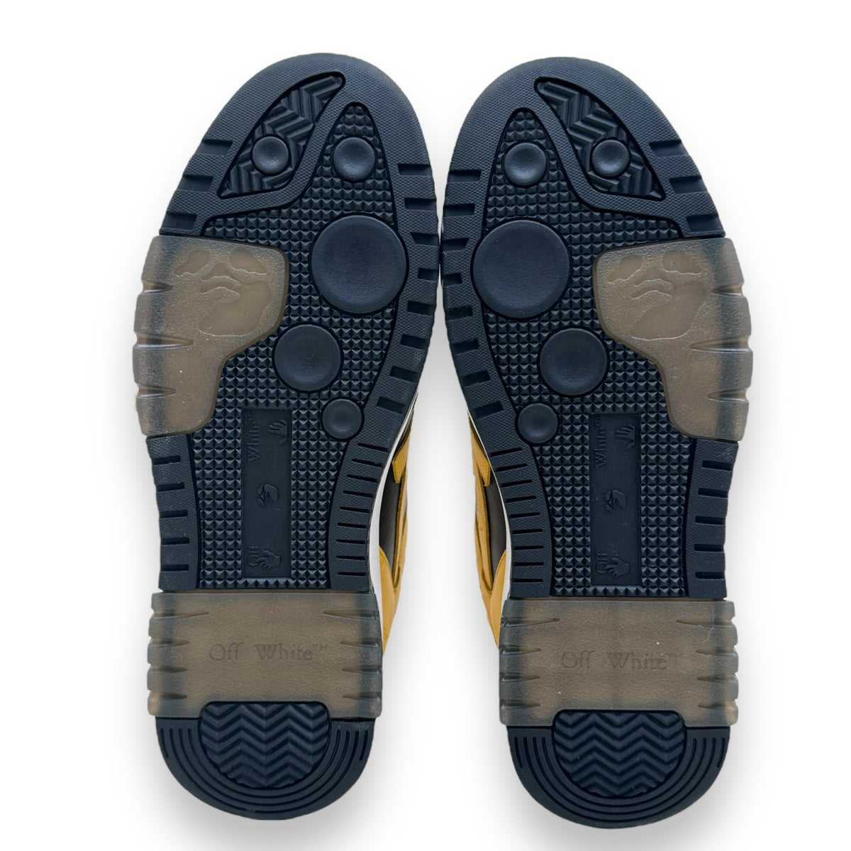 OFF-WHITE OUT OF OFFICE SNEAKER YELLOW / BLACK UK9