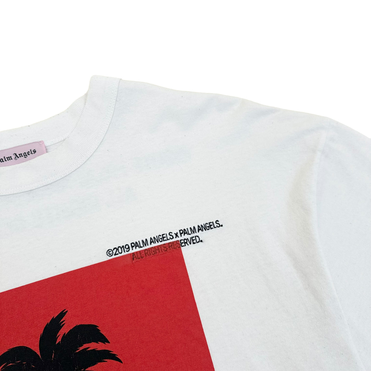 PALM ANGELS T-SHIRT WHITE L