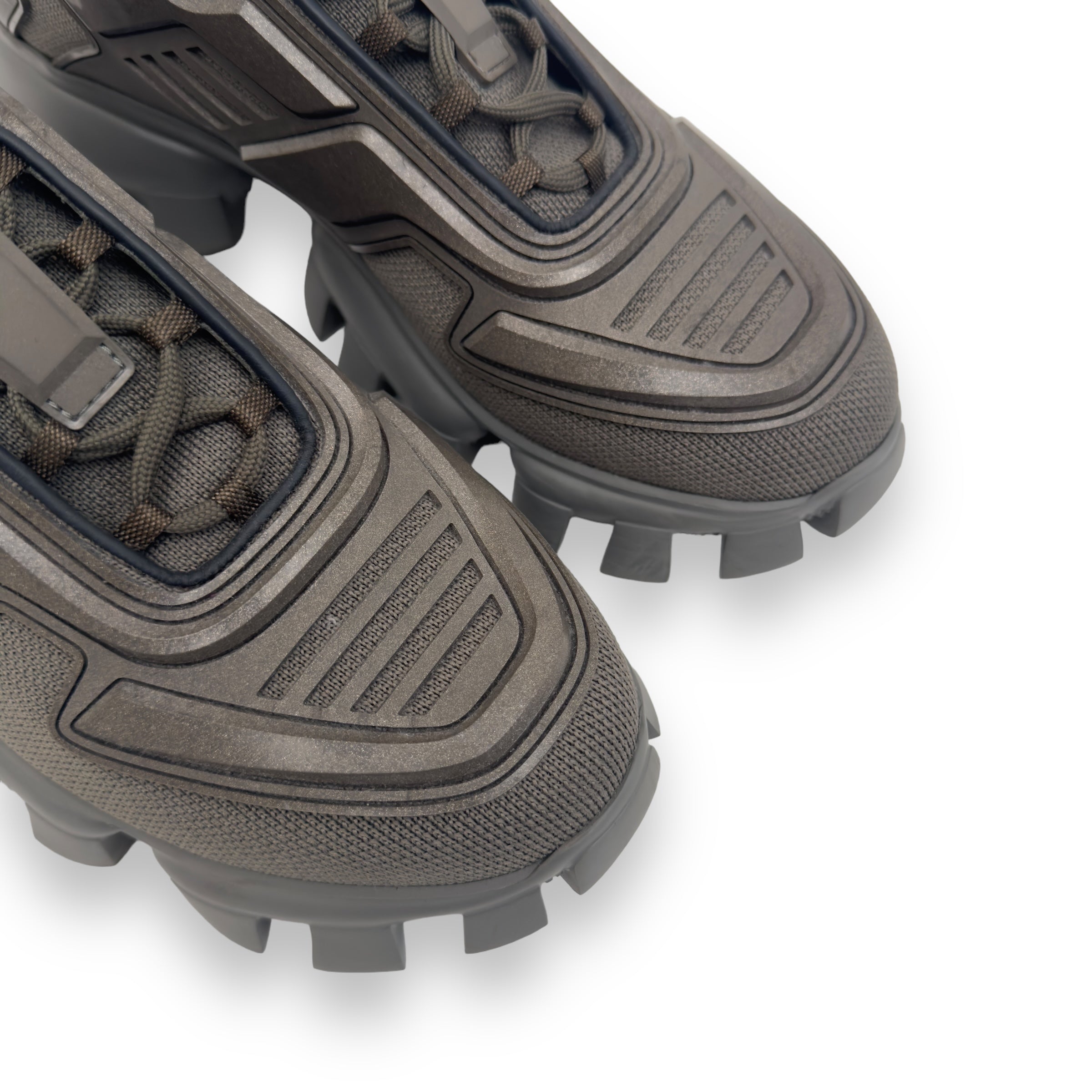 PRADA CLOUDBUST THUNDER SNEAKER GREY UK9
